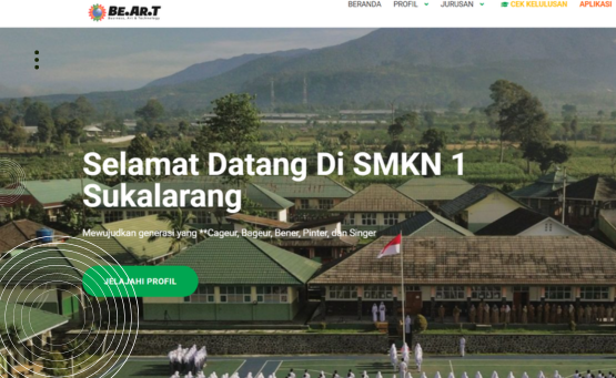 Aplikasi Website SMKN 1 Sukalarang